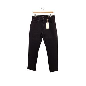 Quince Men Warren Stretch Slim Straight Jeans Black 35
